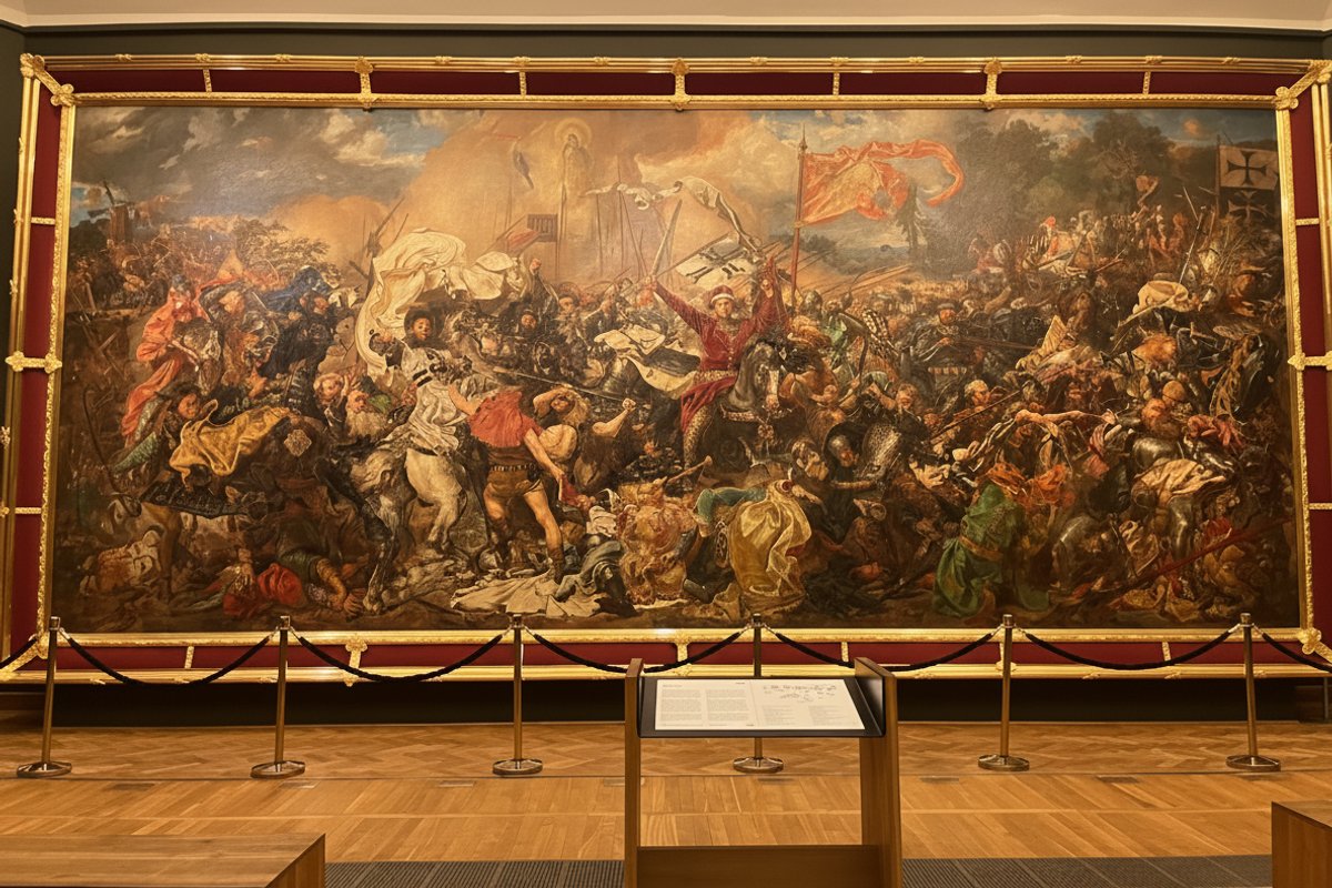 Polish painting gallery interior