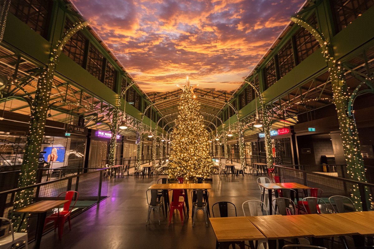 Hala Koszyki food hall in Warsaw